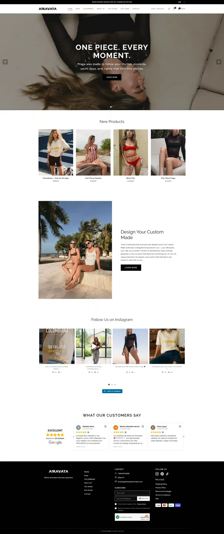 Portada del proyecto Airavata Swimwear